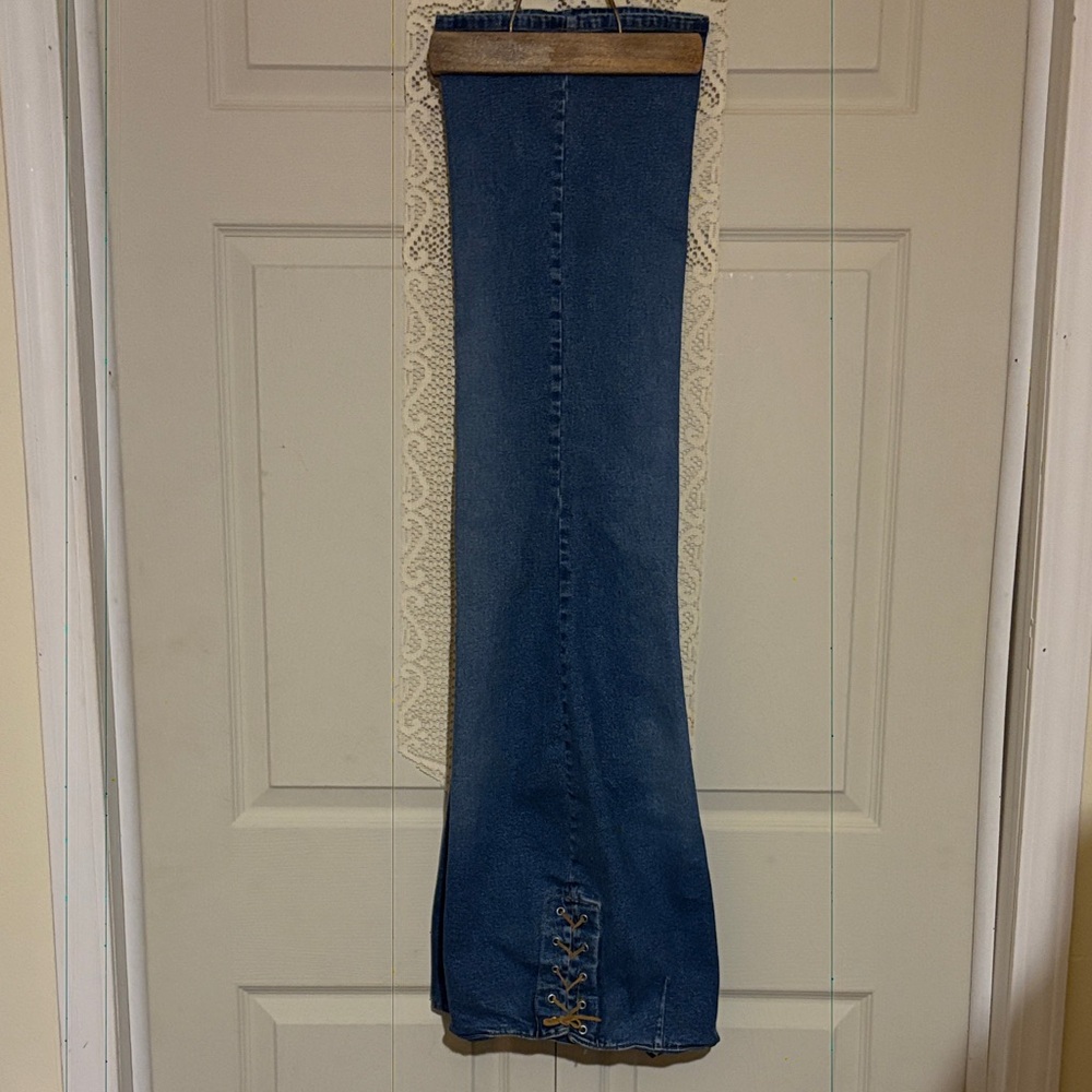 Vintage Mountain Lake Jean Company Denim Flare Jeans SZ 14